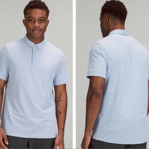lululemon athletica Light Blue Polo Shirt